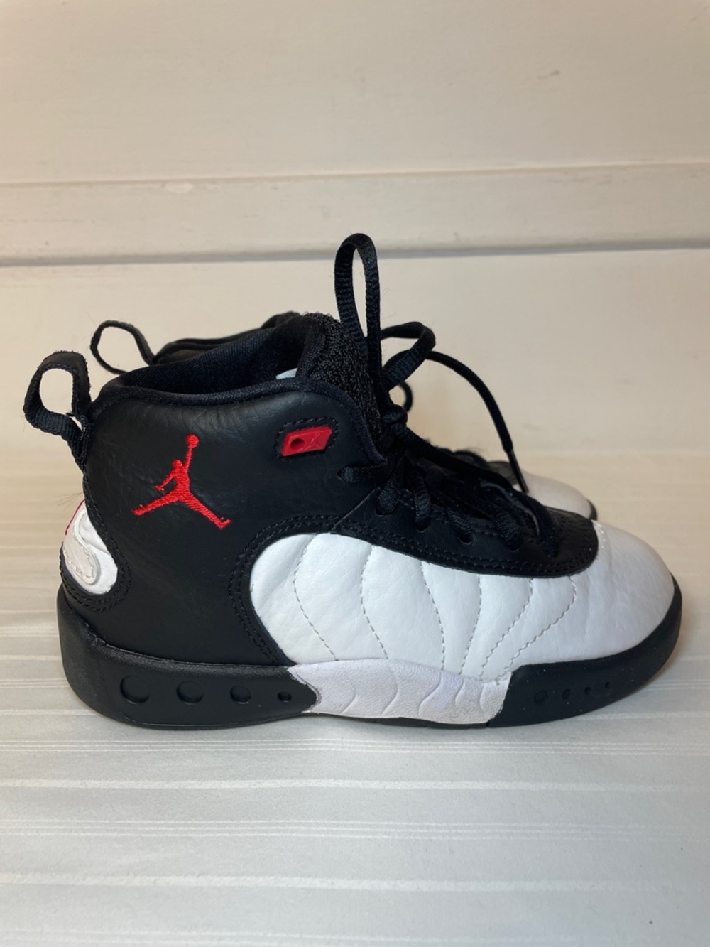 Air Jordan Jumpman Pro 'Bulls' leather sneakers size 12 toddler